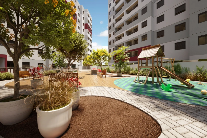Espaço externo do Morada Parque Tiquatira